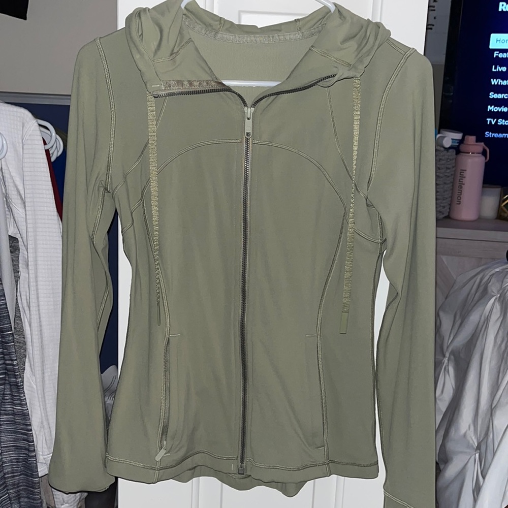 Hooded Define Jacket Nulu green size 6